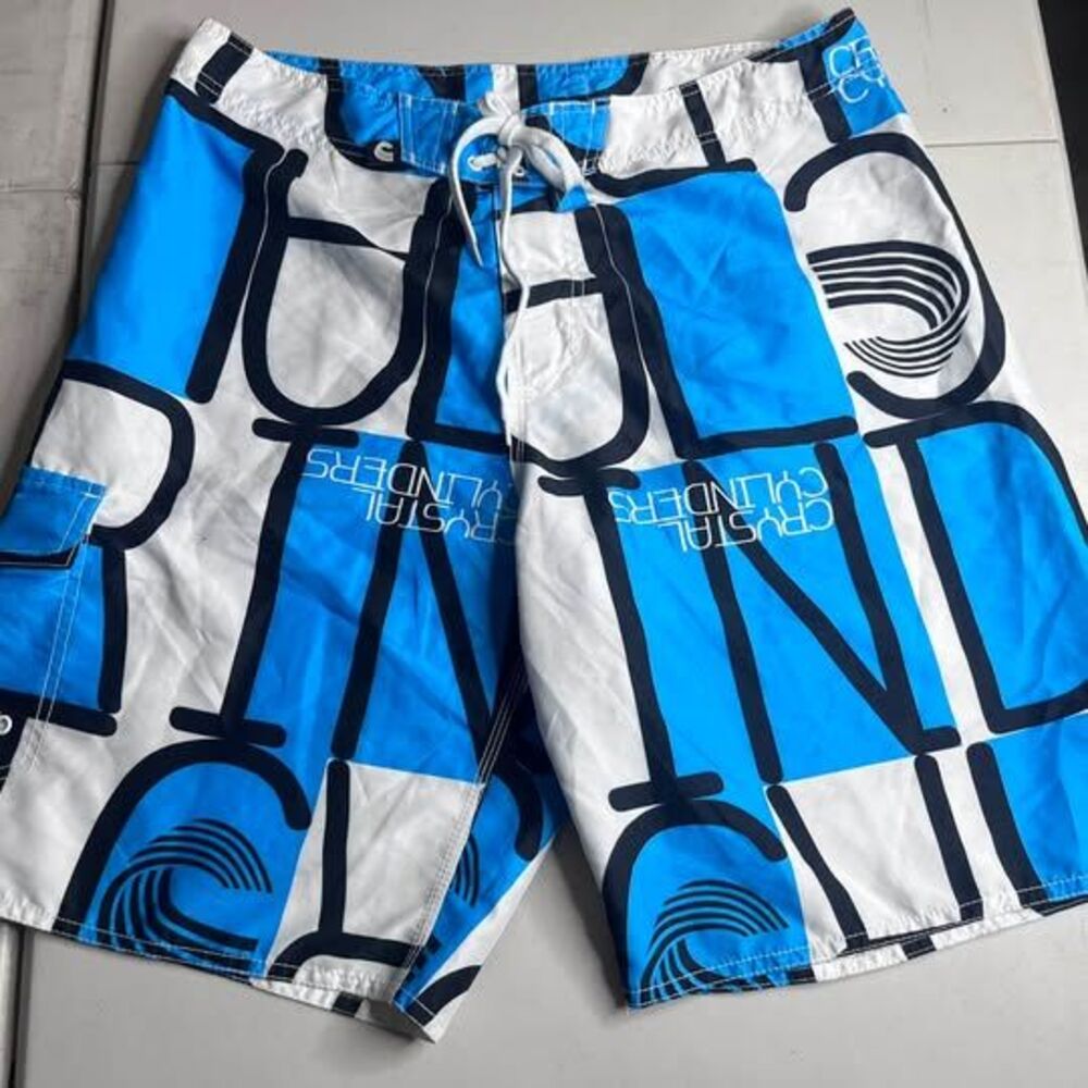 Crystal Cylinders Board Shorts men’s size 34
